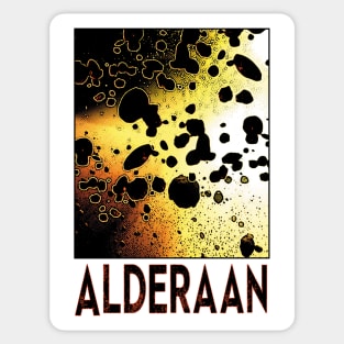 Visit Alderaan! Sticker